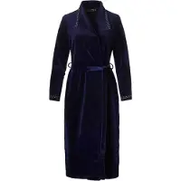 Pastunette Donker blauwe badjas - Blauw - Maat - S