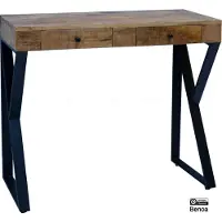 Benoa Bureau Abstract mangohout 90 cm - Naturel