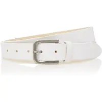 Timbelt Fashion Leren Riem 3 cm Wit