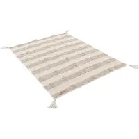 MUST Living Plaid Stripes - 130x200 cm (Grijs, 200x130cm)
