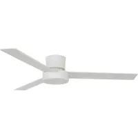 BAYSIDE Lagoon CTC Plafondventilator 55 W (Ø x h) 132 cm x 20.5 cm Wit Met wandschakelaar