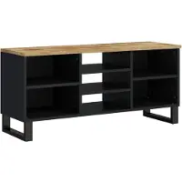 vidaXL Tv-meubel 100x33x46 cm massief mangohout en bewerkt hout