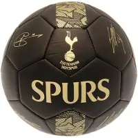 FC Barcelona Tottenham Hotspur voetbal - maat 5 - inclusief handtekeningen