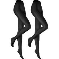 Hudson Simply 20 Panty - 2 pack - Zwart - Maat 42-44