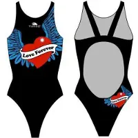 Turbo Love Forever Pro Resist Swimsuit Zwart M Vrouw