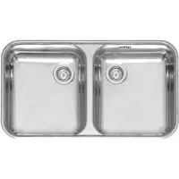 Reginox L183540-KGOKG dubbel spoelbak inleg RVS R03367