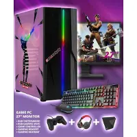 Screenon - Complete Fortnite Gaming PC Set - X15899 - V2 ( Game PC X15899 + 27 Inch Monitor + Toetsenbord + Muis + Controller )