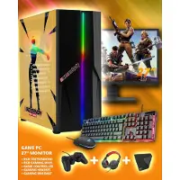 Screenon - Complete Fortnite Gaming PC Set - X16899 - V2 ( Game PC X16899 + 27 Inch Monitor + Toetsenbord + Muis + Controller )
