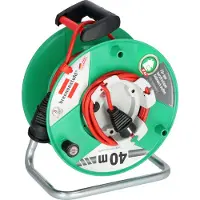 Brennenstuhl Garant G IP44 Kabelhaspel (Buiten Kabelhaspel voor de tuin met 38+2m kabel in rood, speciale kunststof, tijdelijk en beperkt buitengebruik, Made in Germany)