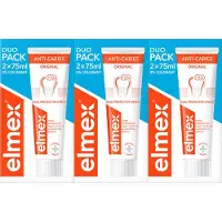 Elmex 6x Elmex Tandpasta Anti-cariës Duopack 2x 75 Ml