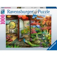 Ravensburger Puzzel Theehuis in de Japanse Tuin - Legpuzzel - 1000 stukjes