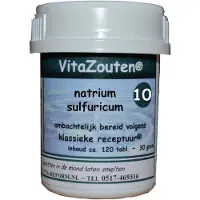Vitazouten Natrium sulfuricum VitaZout nr. 10