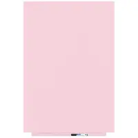 Rocada whiteboard Skincolor, gelakt oppervlak, magnetisch, wandbevestiging, 750 x 1150 mm, roze