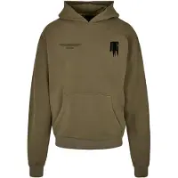 MJ Gonzales Sweatshirt olijfgroen / lila / zwart / wit