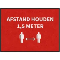 Mountville Deurmat 'Afstand houden' anderhalve meter - 85x115 cm