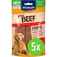 Vitakraft Beef Vleesstrips - hondensnack - 80 gram - 5 verpakkingen