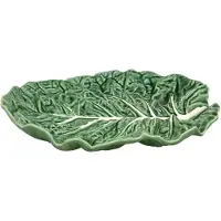 Bordallo Pinheiro serveerschaal - Koolblad - Groen - 37 cm