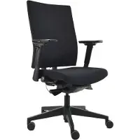 Workliving Zuidas Comfort Black Edition - Bureaustoel Ergonomisch Design (N)EN 1335
