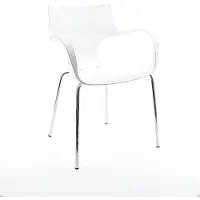 Workliving Stapelbare Stoel Jim - Aluminium Onderstel
