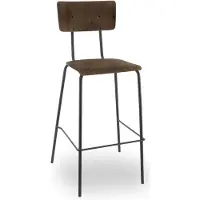 Workliving Barkruk Hoog Bo Vintage Hout
