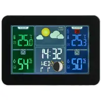 Huismerk Benson Weerstation Met Barometer Voor Binnen En Buiten - Wit