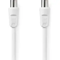 Nedis Coaxkabel | IEC Male | IEC Female | 90 dB | 20 m | Wit | 1 stuks - CSGP40000WT200