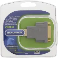 Bandridge HDMI (m) - DVI-I Dual Link (v) adapter