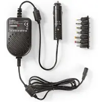 Nedis Universele AC-Stroomadapter | 36 W | 0 - 12 V DC | 1.20 m | 5.0 A | 7 plug(s) | Zwart