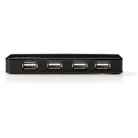 Nedis USB-hub | 7-poorts poort(en) | USB 2.0 | Netvoeding Voeding via USB | 7x USB