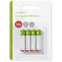 Nedis Oplaadbare NiMH-Batterij AAA | 1.2 V DC | 950 mAh | 1 stuks - BANM9HR034B BANM9HR034B