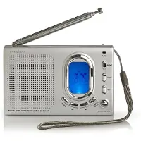 Nedis FM-Radio | Draagbaar Model | AM / FM | Analoog | 1.5 W | 1 stuks - RDFM1200BK RDFM1200BK