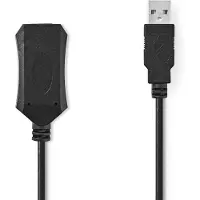 Nedis Actieve USB verlengkabel | 20 meter | USB 2.0 (480 Mpbs, 100% koper)