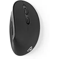 Nedis ergonomische draadloze USB muis - 800-1600 DPI / zwart