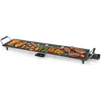 Nedis Teppanyaki Tafelgrill | 90 x 23 cm | 5 Warmte Standen | 1 stuks - FCTE110EBK90 FCTE110EBK90