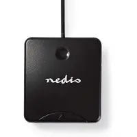 Nedis Kaartlezer | Smart Card (ID) | USB 2.0 | 1 stuks - CRDRU2SM1BK CRDRU2SM1BK