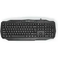 Nedis Bedraad Gaming Toetsenbord | LED | US internationaal | 1 stuks - GKBD100BKUS GKBD100BKUS