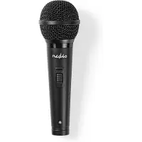 Nedis bedrade microfoon - XLR - 6,35mm Jack - metaal / zwart - 5 meter