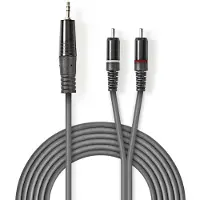 Nedis 3,5mm Jack - Tulp stereo audio kabel - 1,5 meter