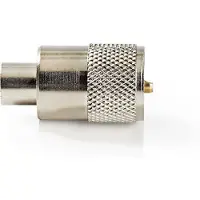 Nedis PL259-Connector | Male | Soldeer | 6.0 mm | Zilver | 25 Stuks | 1 stuks - CSVC43900ME CSVC43900ME