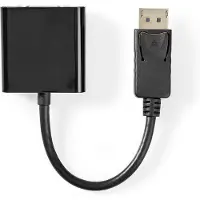 Nedis DisplayPort-Adapter | DisplayPort Male | VGA Female 15p | 0.2 m | 50 stuks - CCGT37350BK02 CCGT37350BK02