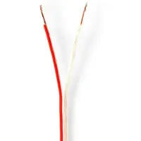 Nedis Speaker-Kabel | 2x 0.75 mm² | 100 m | Transparant | 1 stuks - CABR0750TR1000 CABR0750TR1000