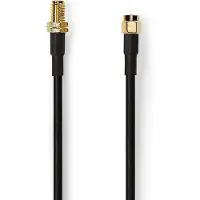 Nedis Antennekabel HSR-200 | SMA Male - SMA Female | 5.0 m | Zwart Nedis