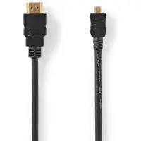 Nedis High Speed HDMI-Kabel met Ethernet | HDMI-Connector | HDMI Micro-Connector | 1,5 m | Zwart Nedis