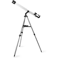 Nedis Telescoop | Diafragma: 50 mm | Brandpuntsafstand: 600 mm | Finderscope: 5 x 24 | Maximale werkhoogte: 125 cm | Tripod | Wit / Zwart