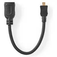 Nedis High Speed ??HDMI-Kabel met Ethernet | 0.2 m | 50 stuks - CVGT34790BK02 CVGT34790BK02