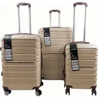 Libiao A07 Kofferset 3 Delig - 85l & 50l & 30l - Goud
