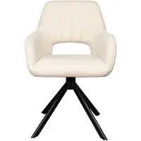 Giga Meubel Eetkamerstoel Nola Beige Draaibaar