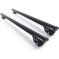 Farad Dakdragers geschikt voor Jeep Grand Cherokee 2005 t/m 2010 open dakrailing - Staal breed - 75kg Laadvermogen - Merk