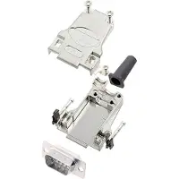 Encitech DTZF09-DBP-W-K 6355-8044-01 D-sub male connectorset 180 ° Aantal polen: 9 Soldeerkelk 1 stuk(s)