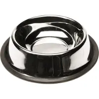 Tom Dogs Collection hondenvoer- en drinkbak Ema 430 ml RVS 21 x 4 cm zilver